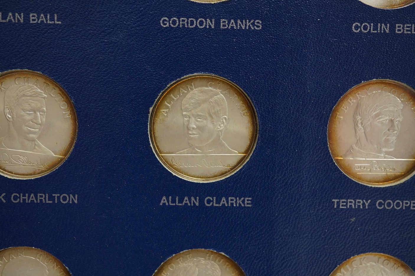 A rare 1970 World Cup sterling silver set of coins